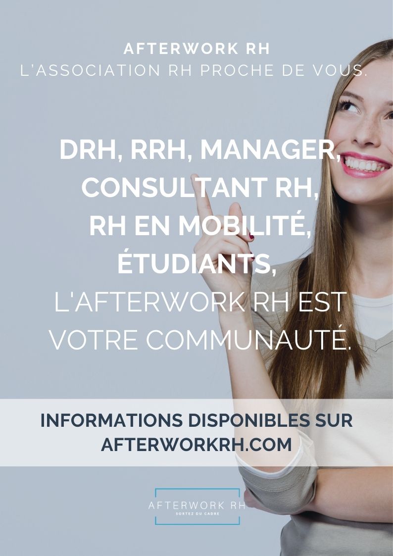 DRH, RRH, Manager, Consultant RH, RH en mobilité, étudiants, l'AfterWork RH est votre communauté.